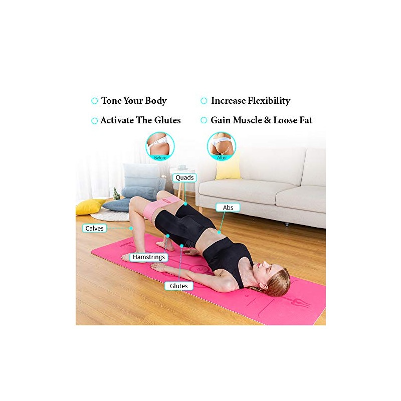 EILISON GLAMFIT - Bandas de resistencia para botas para mujer,
