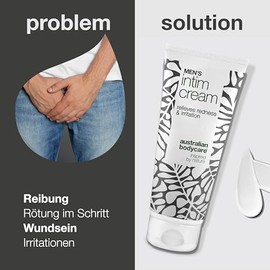 Intimate Cream for Men - Relieves Itching, Friction and Moisture, Contains Shea Butter, Beeswax and Zinc for Dry and Protected Skin