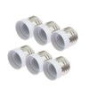 (6-Pack) SpiritLED E26 E27 to E17 Socket Adapter,Standard Medium Screw