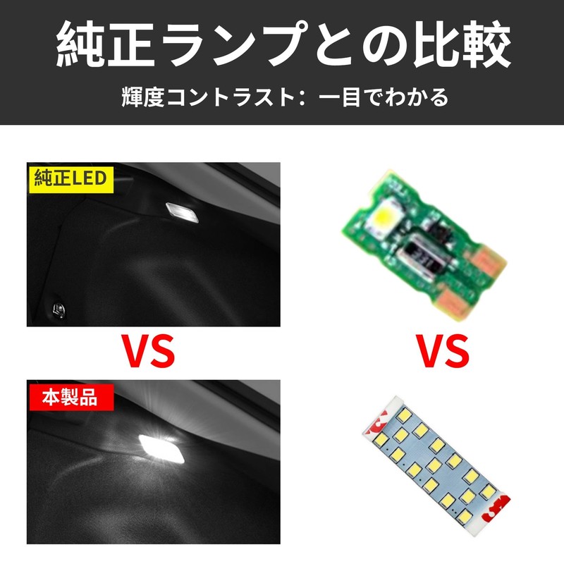 KONPON / LED Luggage Light, Compatible with Toyota 60 Series