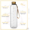 Opard Drinking Bottle, 1 L/800 ml Water Bottle, Leak-Proof Water