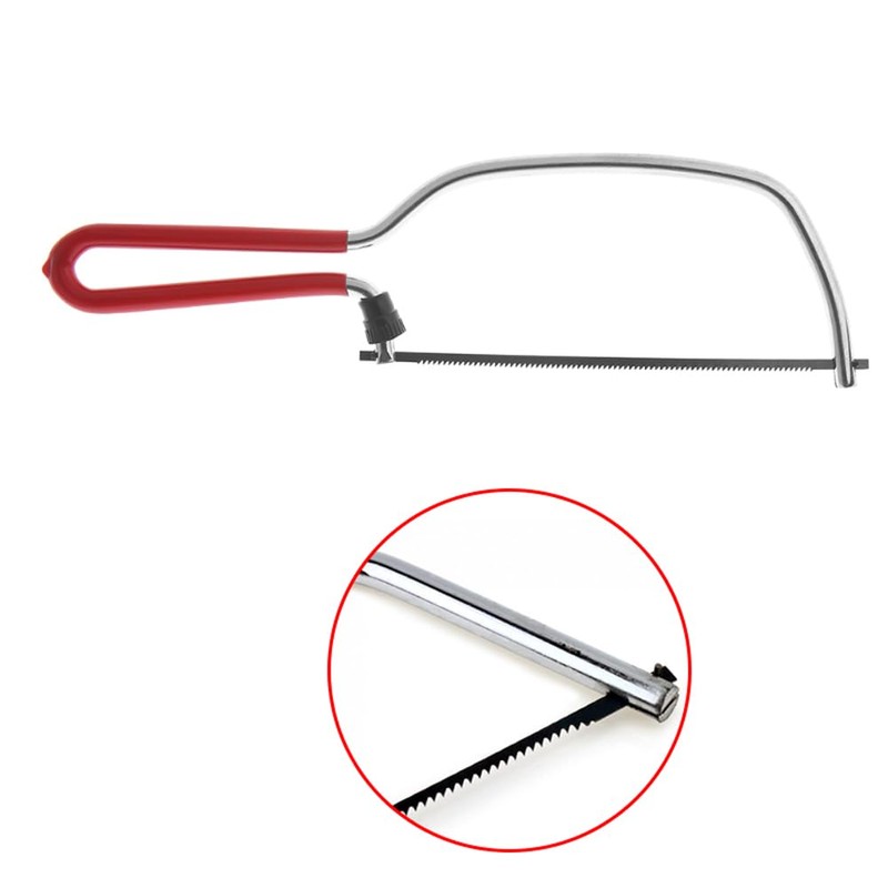 1Pcs 250mm Hacksaw, Heavy Duty Steel Handheld Hacksaw with 2