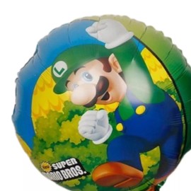 LS 8 PCS Birthday Party Balloons Video Game Mario Bros Balloons Luigi Balloons