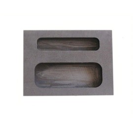 LLF Graphite Ingot Mold 1/2 1 Ounce Silver Melting Casting Refining Also for Gold