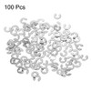 sourcing map 4mm External Circlip C-Clip Retaining Shaft Snap Rings