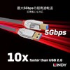 LINDY 0.5m CROMO LINE USB3.0 Type-A to Type-B Cable (Model