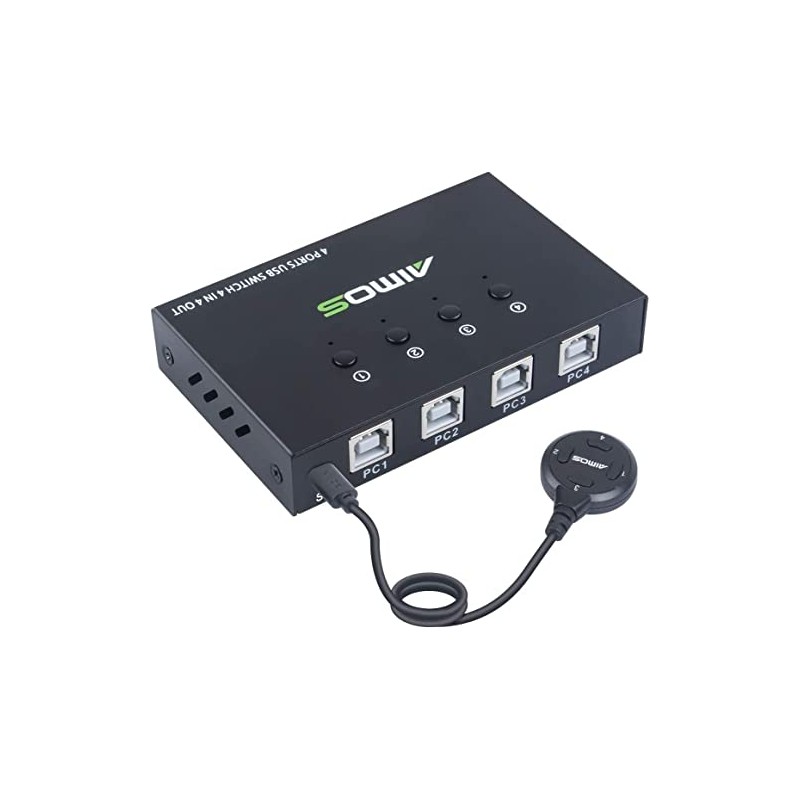 USB Switch External Wired Control, USB 3.0 or 2.0 Switcher