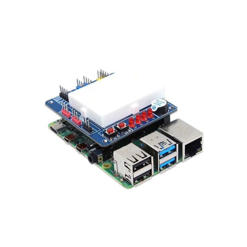 sb components BreadPi - Multipurpose HAT for Raspberry Pi 4,