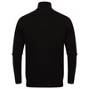 Kensington Eastside Men's Funnel Neck Quarter Zip Pullover, black