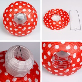 Pack of 2 Paper Lanterns Mushroom Shape Child Paper Lanterns Hanging Paper Lantern Hanging Lantern Party Decoration Paper Lanterns Ornament Lampshade Garden Wedding Decoration Birthday Party Decor