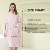 bearberry Hoodless Robe Cozy Robe Lightweight Soft Plush Bathrobe with