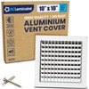 10" x 10" Duct Hole Aluminum Single Deflection Adjustable Air