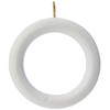 Merriway BH05768 (24 Pcs) Wooden Curtain Drapery Pole Rod Rings