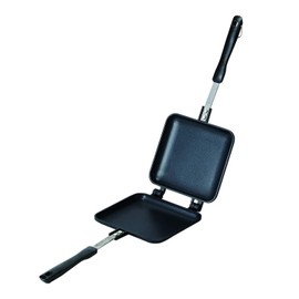 PEARL METAL D-6539 Snack DEsSE II Fluorine Treated Hot Sandwich Maker, Outdoor, Camping