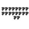18pcs Clothes Triangle Hooks Space Saving Plastic Clothes Hanger Connector