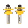 YONICO Router Bits Set Rail and Stile 2 Bit Round