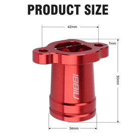 NIBBI Predator 212 Intake Manifold,212 Predator Performance Part Intake Pipe Inlet Manifold For Mini Bike 196cc/212cc/224cc Engine GX160 GX200 225RS(Red)