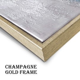 TAR TAR STUDIO Abstract Canvas Framed Wall Art: Marble Abstract Heavy Texture Pictures Minimalist Painting with Gold Foil for Bedroom (40”W x 30''H, Multiple Sizes)