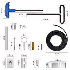 New 10818 Part Compatible with Tapco Brake, Brakes Tune Up Kit Compatible with Tapco Maxmimum XL 10"6", Pro 14 10"6" HD, Pro 14, Pro 19, Pro II, Pro III, and Pro 2000 12'6" Model