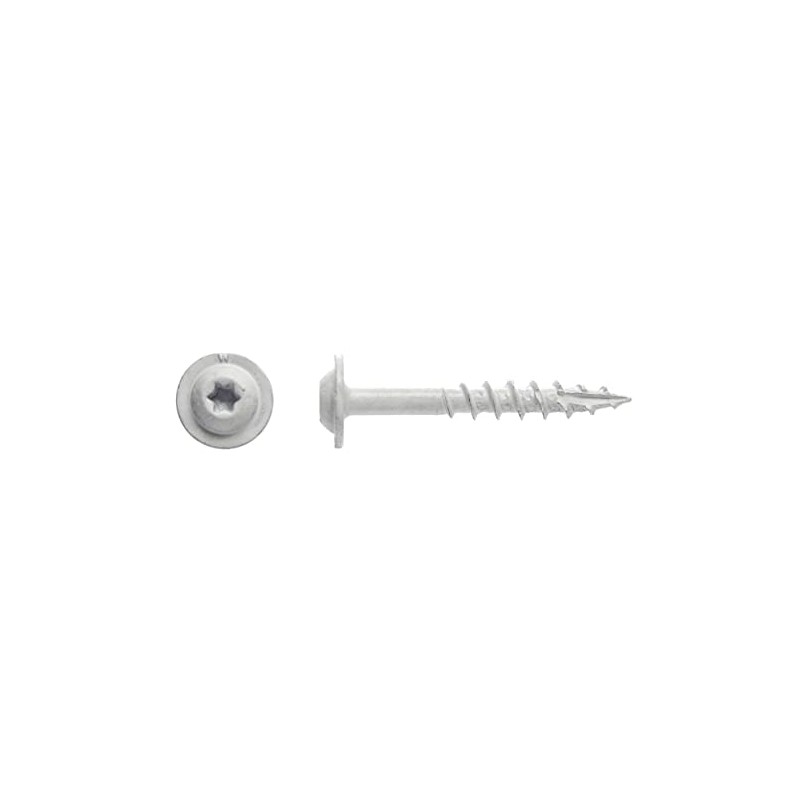 Big Timber 1GDW7114W #7 x 1-1/4 in. White Garage Door