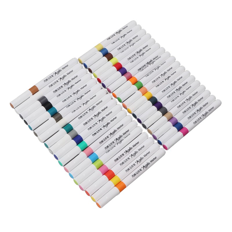 Acrylic Paint Markers Water Based Ink Waterproof High Coverage Paint