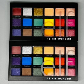 Eyeshadow e.l.f. 18 Hit Wonders Eyeshadow Palette 18 Shades Matte, Satin & Shimmer 2 PACK