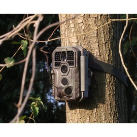 GardePro E5S Wildlife Camera 32MP 1296P H.264 Video, Wildlife Camera with Motion Sensor, Night Vision up to 30 m, No-Glow 940nm IR LEDs, 0.1s Fast Trigger, IP66 Waterproof