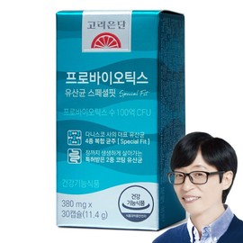 Korea Eundan Probiotics Special Fit 10 billion lactic acid bacteria 11.4g, 30 tablets, 1 unit / 고려은단 프로바이오틱스 스페셜핏 100억 유산균 11.4g, 30정, 1개