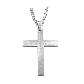 Rapid Spirit May The Road Rise Up to Meet You Silver English Prayer Cross