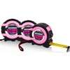 Benchmark - Pink - 3 Pack - 25 ft Tape