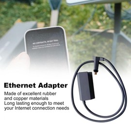 Starlink V2 Ethernet Adapter Rectangular Parabolic Antenna Satellite Adapter USB Internet Powerline Kit