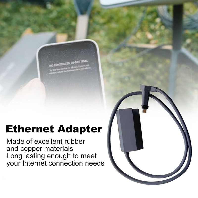 Starlink V2 Ethernet Adapter Rectangular Parabolic Antenna Satellite Adapter USB