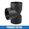 A ABSOPRO T Piece Duct Air Ducting Connector Straight Air