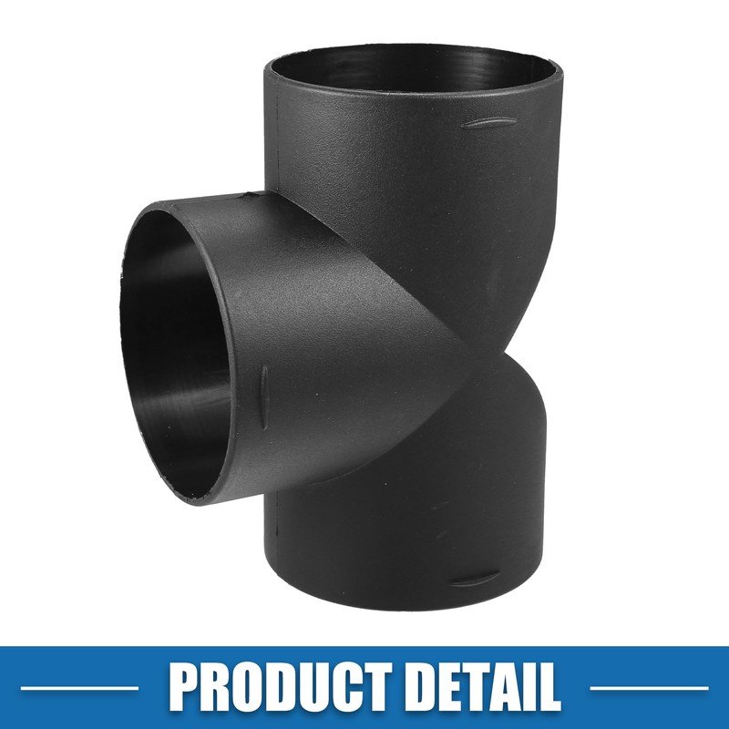 A ABSOPRO T Piece Duct Air Ducting Connector Straight Air