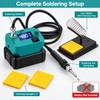 Cordless Soldering Iron Station for Electronics Repair – Digital Temperature