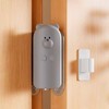 Door Pinch Guard,Slam Stoppers,Soft Stopper Hinge,Hanging Rubber Wedge,Grey,2PCS