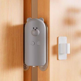 Door Pinch Guard,Slam Stoppers,Soft Stopper Hinge,Hanging Rubber Wedge,Grey,2PCS