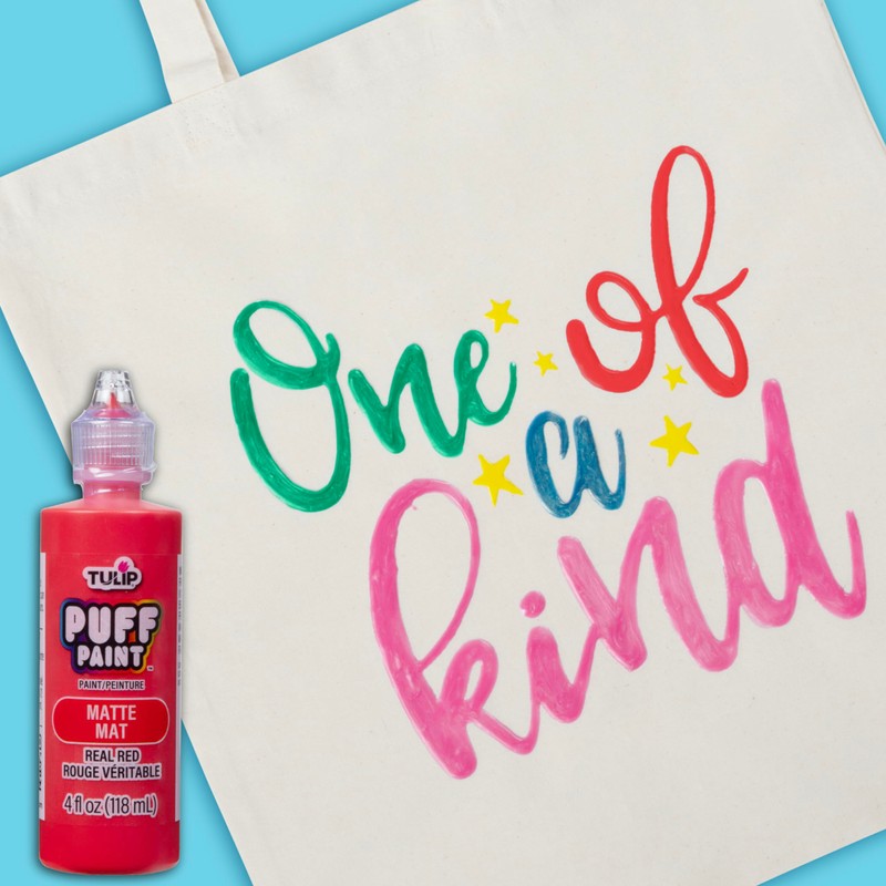 Tulip Puff Fabric Paint Matte Finish , Permanent Craft Paint