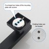 BANGPU Bathroom Shower Slide Bar, Adjustable Handheld Shower Holder Wall