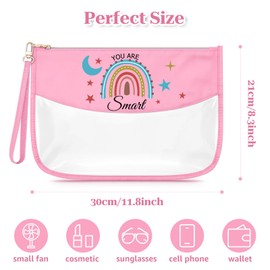 Sfodiary Inspirational Quote Makeup Bag for Women Birthday Graduation Gifts for Daughter Friends Girl Cosmetic Bag Encouragement Christmas Gifts for Wife Sister Aunt Coworker Zipper Travel Pouch