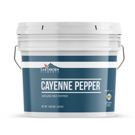 Earthborn Elements Cayenne Pepper 1 Gallon Bucket, Spicy Flavor, Ground Red Pepper