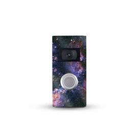 MightySkins Glossy Glitter Skin Compatible with Ring Video Doorbell (2nd Generation) - Andromeda | Protective, Durable High-Gloss Glitter Finish | Easy to Apply, Remove, and Change Styles