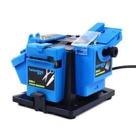 Electric Drill Bit Sharpener, Multifunction Scissor Knife Drill Sharpening Tool 1350rpm Household Cutter Scissor Sharpener Machine for Home 110V 96W