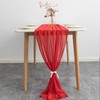 Time to Sparkle 1PC 10FT Chiffon Table Runner Wedding Decor