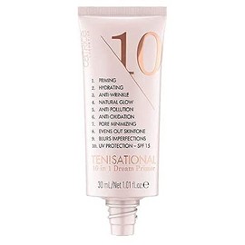 Catrice Ten!sational 10 in 1 Dream Primer, Nude, Anti-Ageing, Moisturising, Natural, for Dry Skin, Vegan, UVA and UVB Filter + SPF 15, Alcohol, Paraben-Free, Pack of 1 (30 ml)