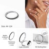 ChicSilver 925 Silver Women's Finger Ring Trendy Knuckle Ring Midi