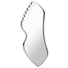Gua Sha Stainless Steel for Face Massage, Stainless Steel Gua Sha Stone for Anti-Ageing, Anti-Wrinkle and Swelling Reduction, Guasha for Face, Neck and Body Muscles, GuaSha Face Care (Lip)