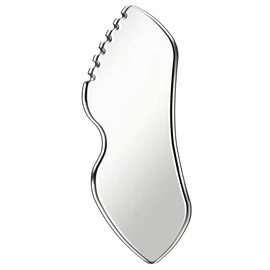 Gua Sha Stainless Steel for Face Massage, Stainless Steel Gua Sha Stone for Anti-Ageing, Anti-Wrinkle and Swelling Reduction, Guasha for Face, Neck and Body Muscles, GuaSha Face Care (Lip)