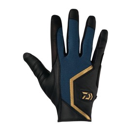 Daiwa DG-7324 Offshore Leather Gloves, Majolica Blue, XL