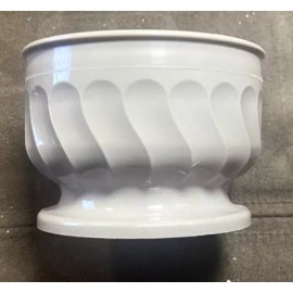 Turnbury Lot of 6 Turnbury By Dinex Grey/Tan  Insulated Bowl Melmac Melamine #3200